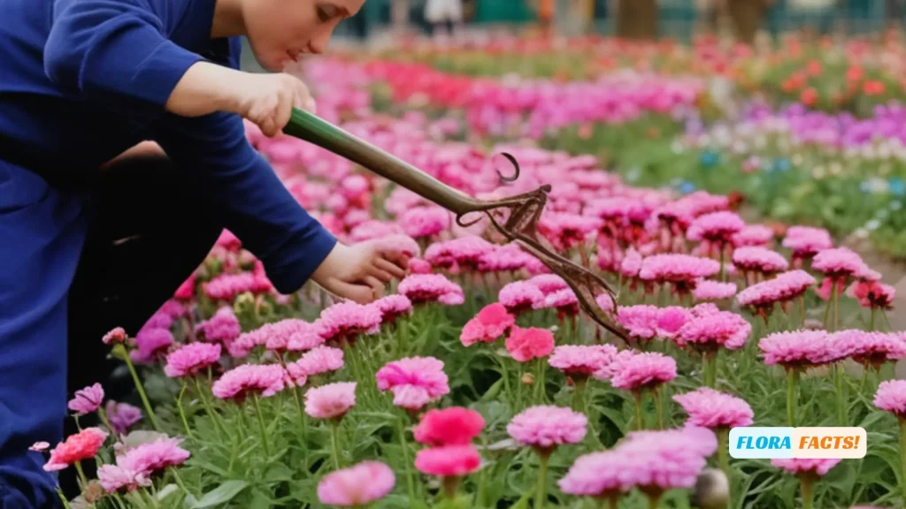 When to get rid of annual flowers ?